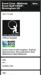 Mobile Screenshot of eventcrewing.co.uk